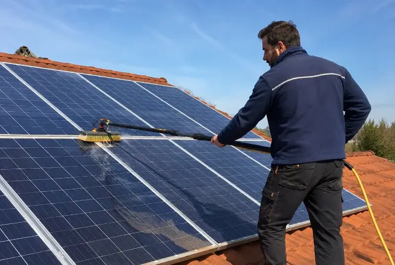 Nettoyage et entretien de panneaux solaires à Savenay